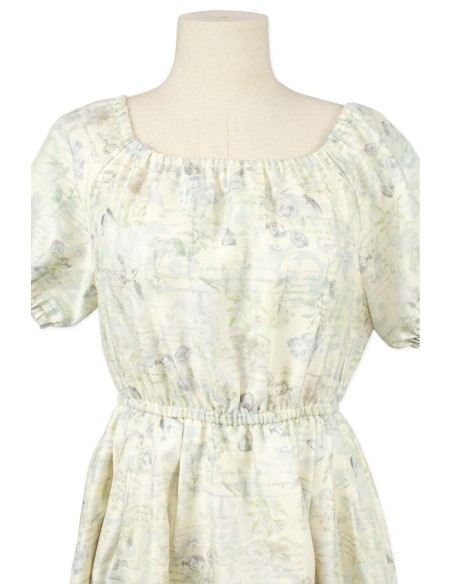 [2a mano] Vestido OP Butterflies & Letters en Amarillo - Axes Femme