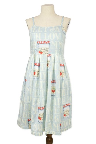 [2a mano] Vestido JSK Marmalade Print en Azul - Leur Getter