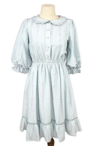 [2a mano] Vestido Floral en Azul - Lodispotto