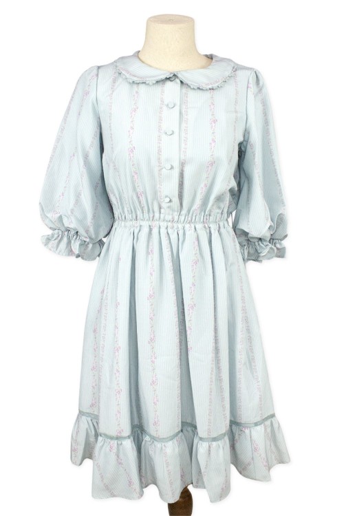 [2a mano] Vestido Floral en Azul - Lodispotto