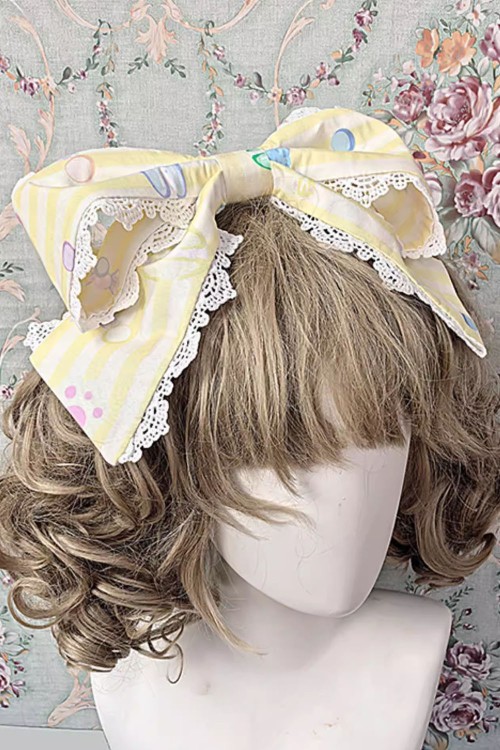 OP Lolita Dolly Macaron Dress in Yellow + Headbow - Infanta
