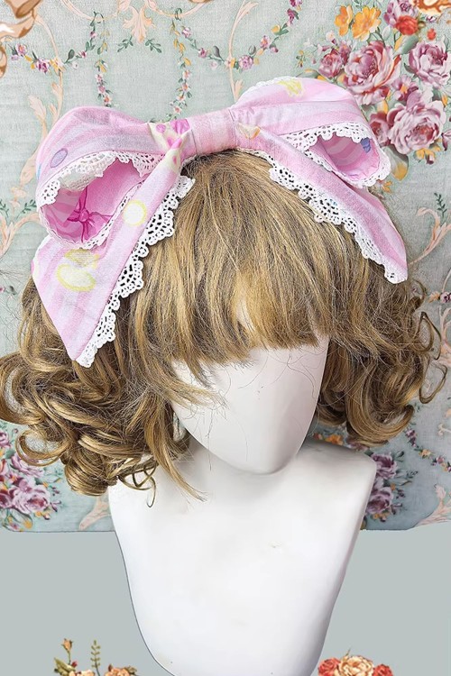 OP Lolita Dolly Macaron Dress in Pink + Headbow - Infanta