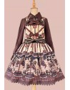 Lolita Salopette Choco Horse Dress in Beige - Infanta