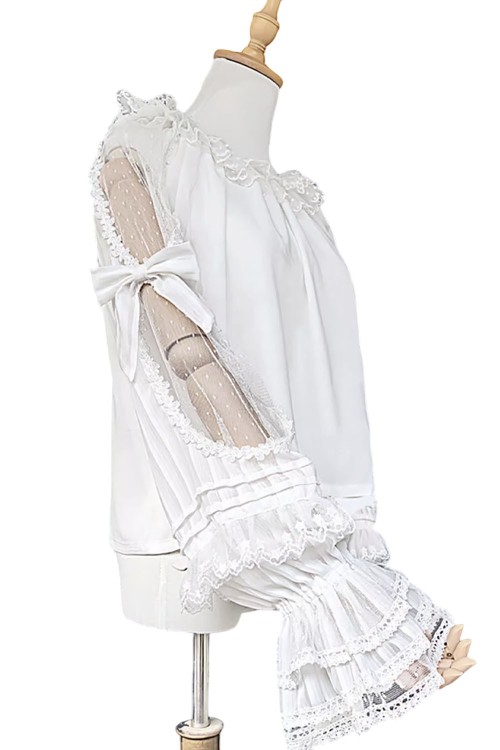 Lolita Morning Dew Blouse in White - Infanta
