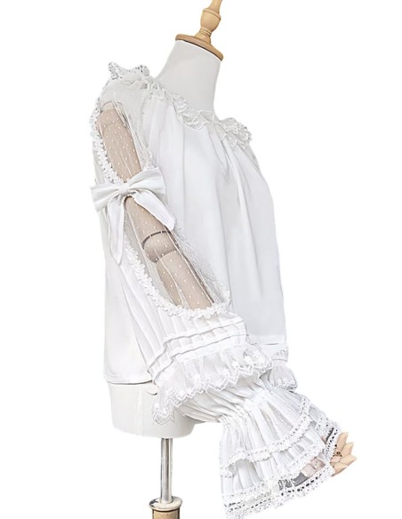 Blusa Lolita Morning Dew en Blanco - Infanta