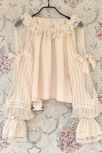 Blusa Lolita Morning Dew en Beige - Infanta