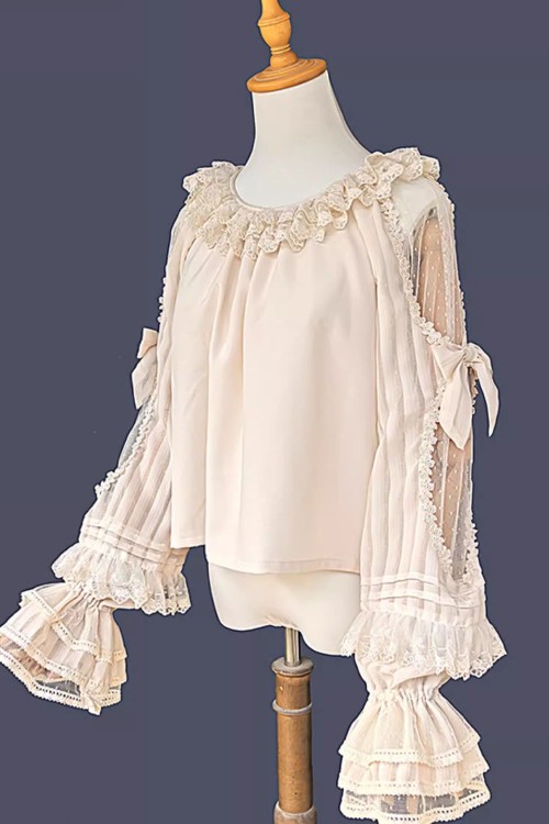 Blusa Lolita Morning Dew en Beige - Infanta