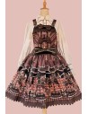 Lolita Salopette Choco Horse Dress in Brown - Infanta