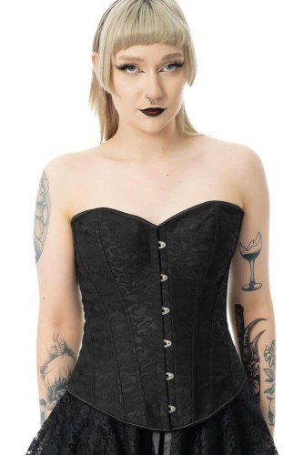 Twilight Lace Corset in Black - Vixxsin