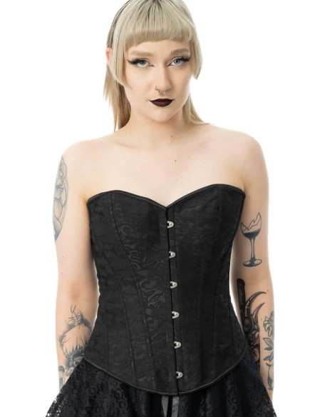 Twilight Lace Corset in Black - Vixxsin