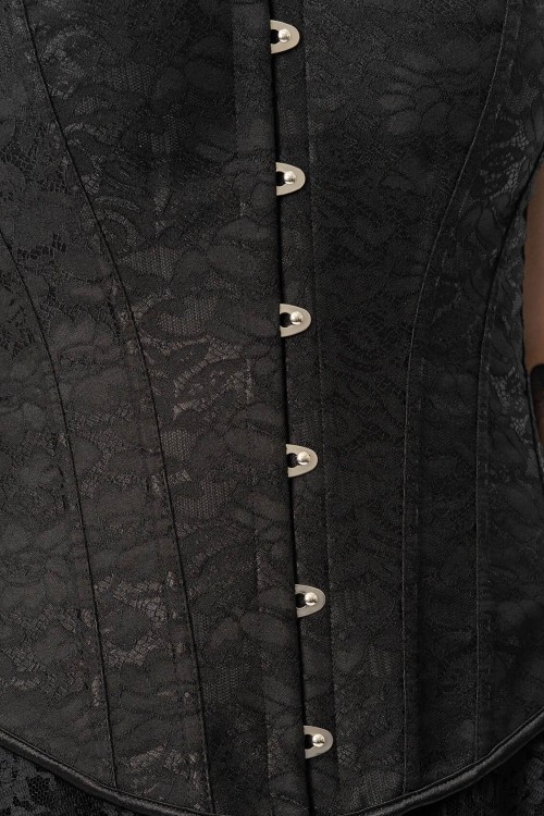 Twilight Lace Corset in Black - Vixxsin