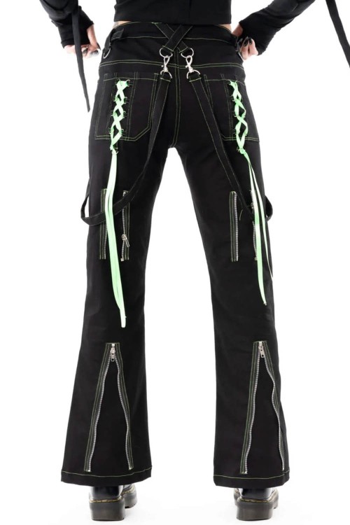 Pantalones Fuse Negro x Verde - Poizen Industries