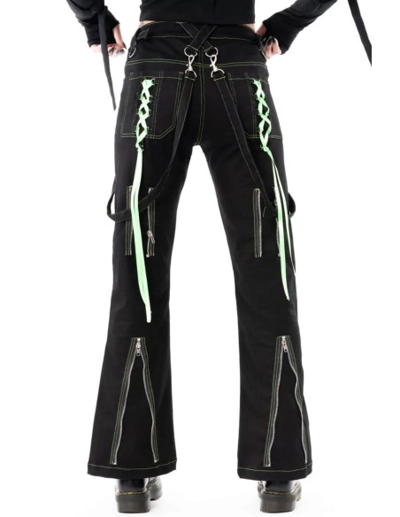 Fuse Pants Black x Green - Poizen Industries