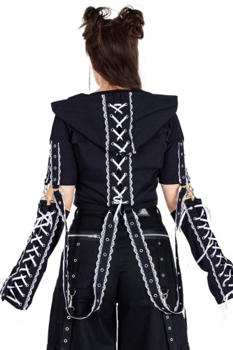 Crop Top con Capucha Azalea - Poizen Industries 2