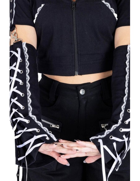 Crop Top con Capucha Azalea - Poizen Industries