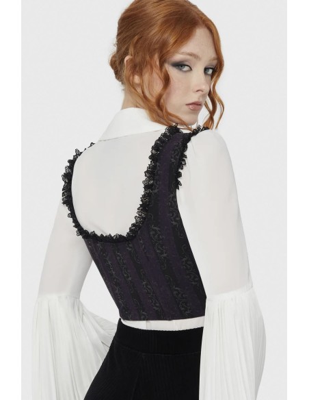 Haunted Phase Mini Corset Top - Corpse Bride x Killstar