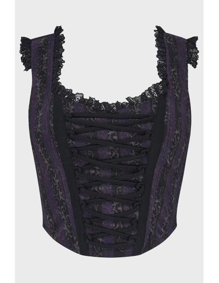 Haunted Phase Mini Corset Top - Corpse Bride x Killstar