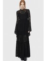 Maxi Vestido de Encaje Hecate en Negro - Killstar