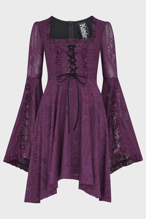 Vestido Midi Killing Kisses en Carmesí - Killstar