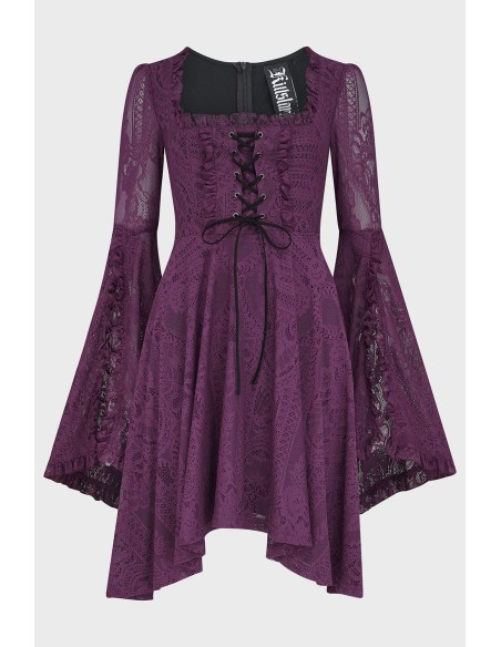 Killing Kisses Midi Dress in Crimson - Killstar