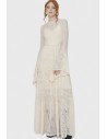 Hecate Lace Maxi Dress in Ivory- Killstar