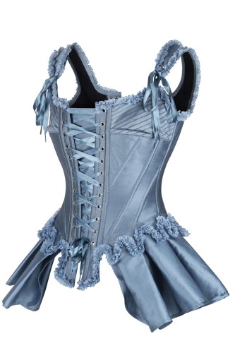 Corset Victorian Blue 2