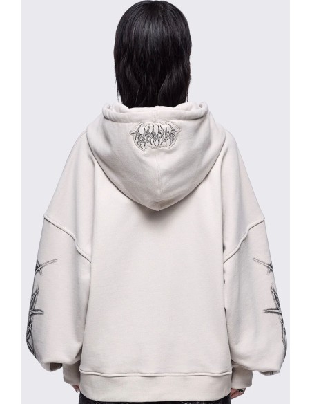 Sudadera con Capucha Zyre en Beige - Minga London