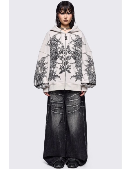 Sudadera con Capucha Zyre en Beige - Minga London