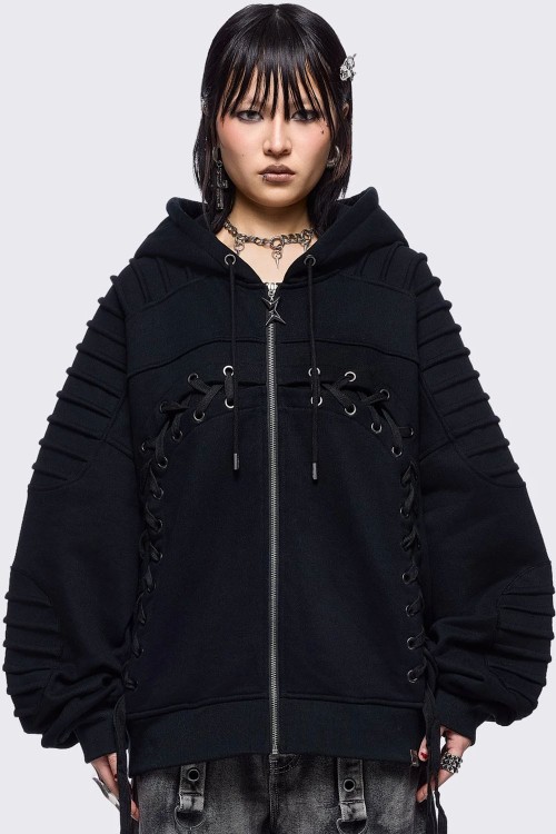 Vyre Hoodie in Black - Minga London