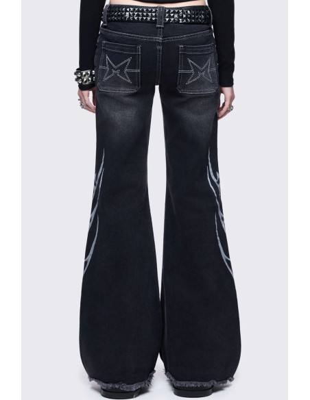 Ink Bell Bottom Trousers - Minga London