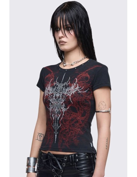 Camiseta Baby Tee Enigma - Minga London