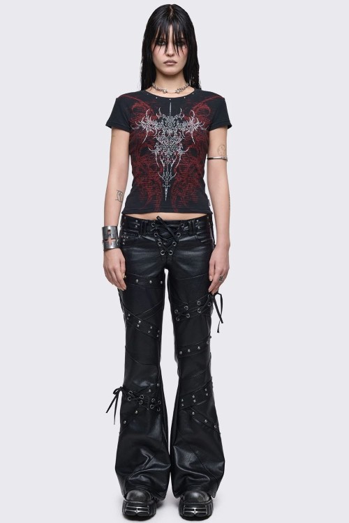 Camiseta Baby Tee Enigma - Minga London