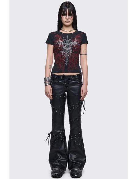 Camiseta Baby Tee Enigma - Minga London