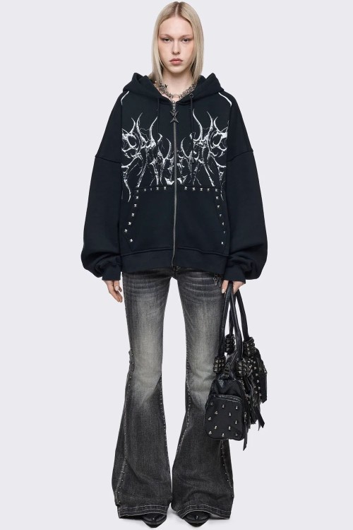 Sudadera con Capucha Hearth of Horns - Minga London