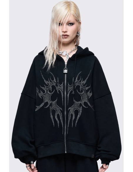 Sudadera con Capucha Burning Heart - Minga London