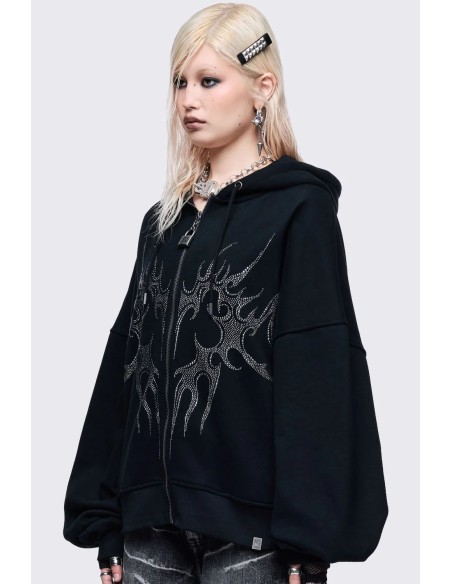 Burning Heart Hoodie - Minga London