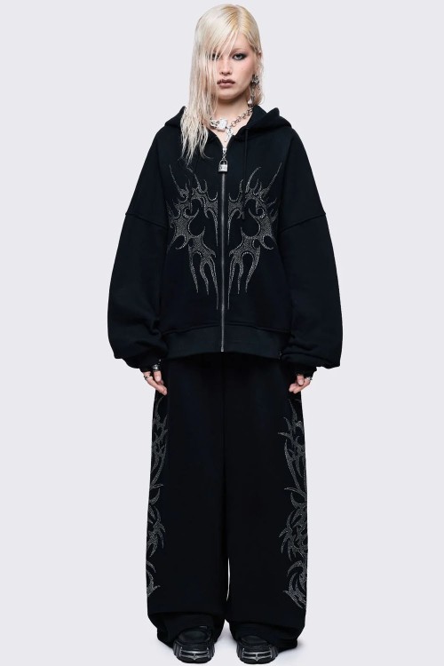 Burning Heart Hoodie - Minga London