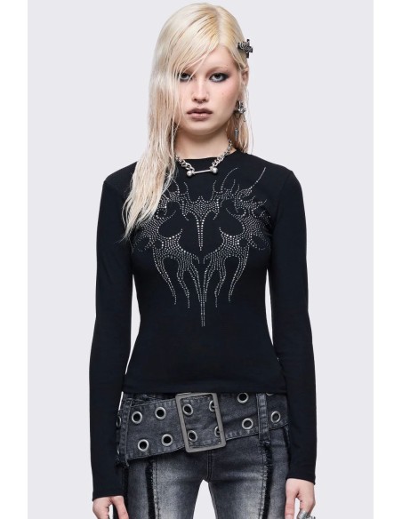 Top de Manga Larga Burning Heart - Minga London