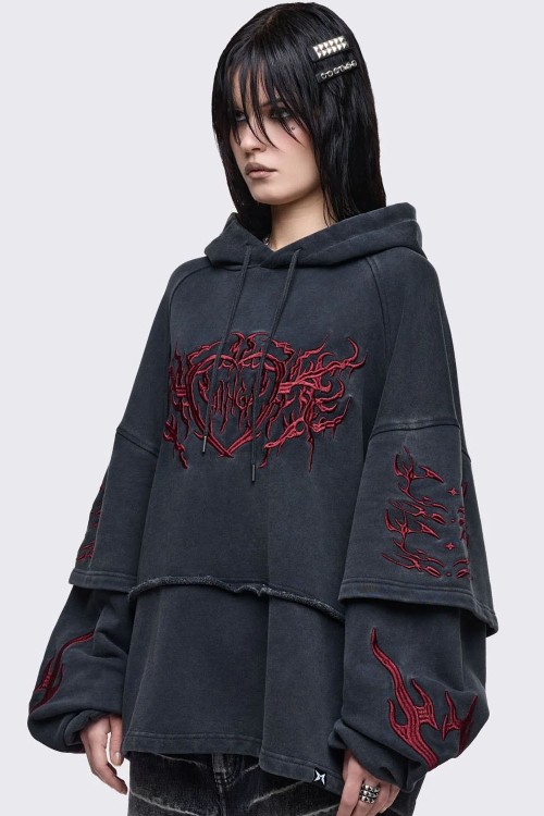 Bloody Heart Hoodie - Minga London