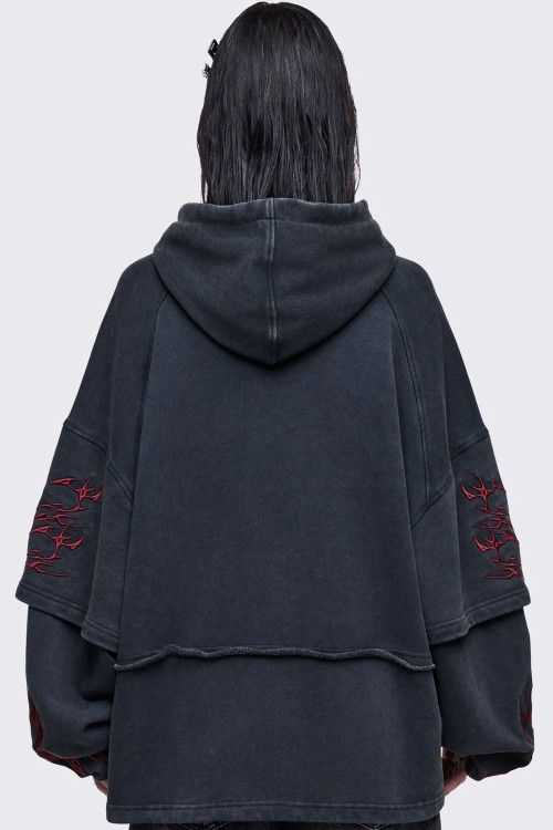 Sudadera con Capucha Bloody Heart - Minga London