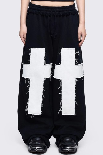 Blessed and Broken Baggy Pants - Minga London
