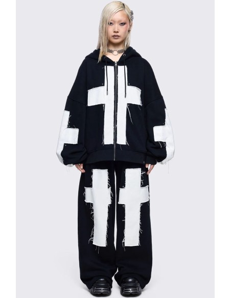 Blessed and Broken Baggy Pants - Minga London