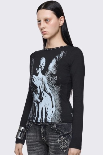 Faith & Sin Long Sleeve Top - Minga London 2