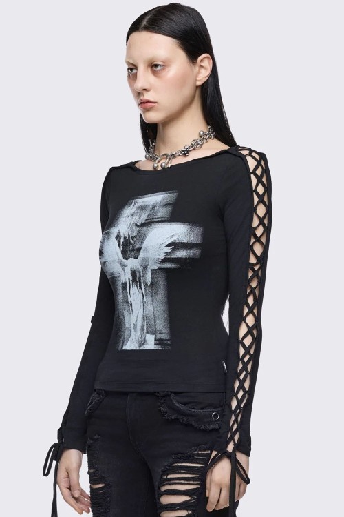 Tenebris Long Sleeve Top - Minga London