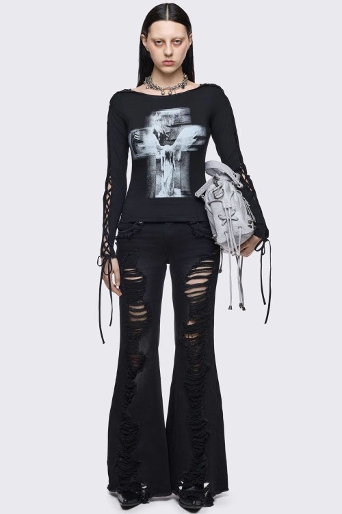 Tenebris Long Sleeve Top - Minga London