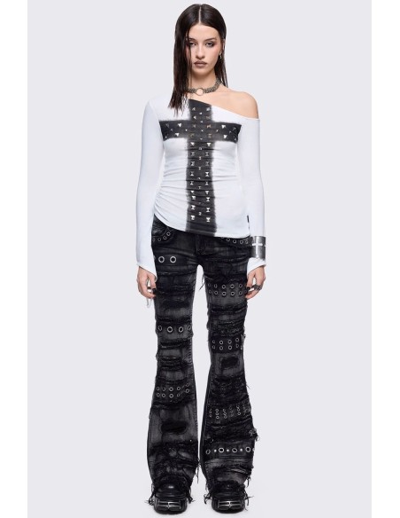 Lexi Bell Bottom Trousers - Minga London