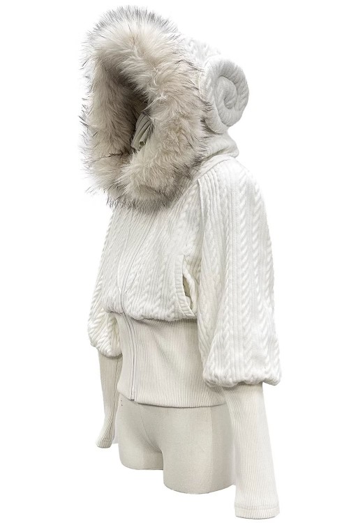 Dream Sheep Hooded Coat - Rose Island
