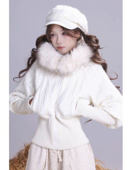 Dream Sheep Hooded Coat - Rose Island