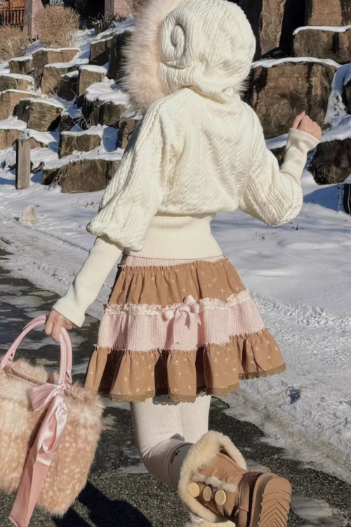 Choco Strawberry Skirt - Rose Island