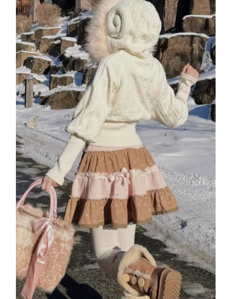 Choco Strawberry Skirt - Rose Island